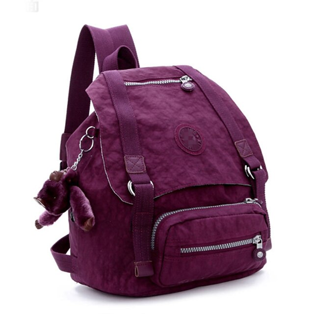  Sports & Leisure Bag / School Bag / Travel Bag Unisex Nylon Solid Colored Casual / Sports / Outdoor Purple / Fuchsia / Blue