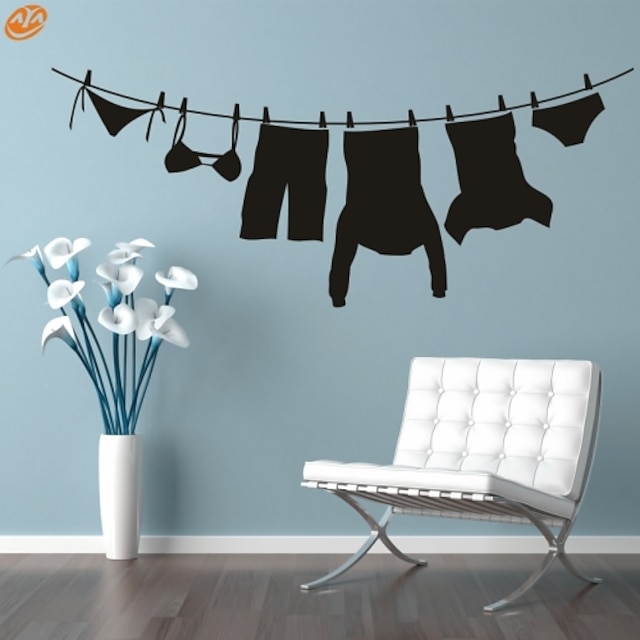  AYA™ DIY Wall Stickers Wall Decals, Clothes PVC Wall Stickers