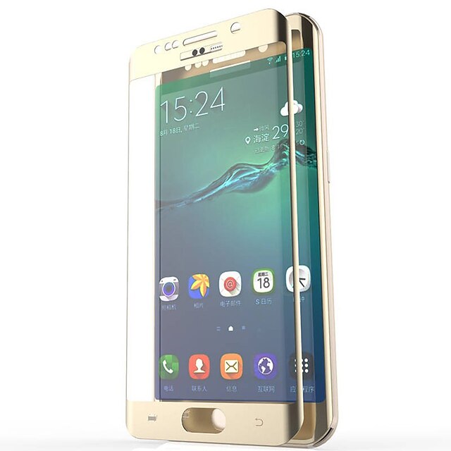  Protetor de Tela para Samsung Galaxy S7 edge / S6 edge plus / S6 edge Vidro Temperado Protetor de Tela Frontal Borda Arredondada 2.5D
