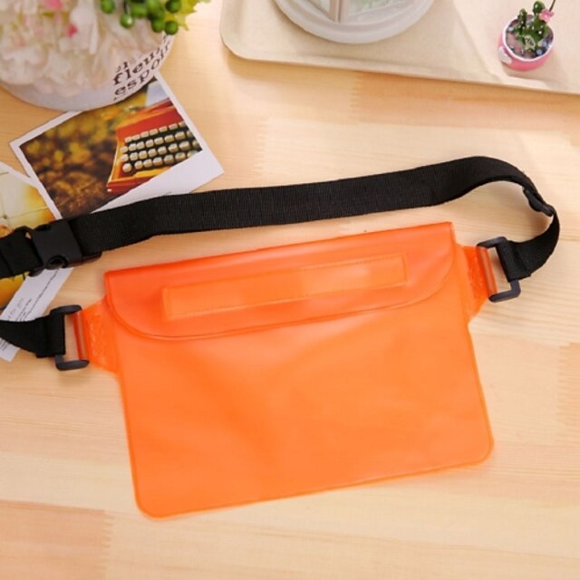 Unisex PVC Sports / Casual / Outdoor Waist Bag Pink / Green / Orange / Black