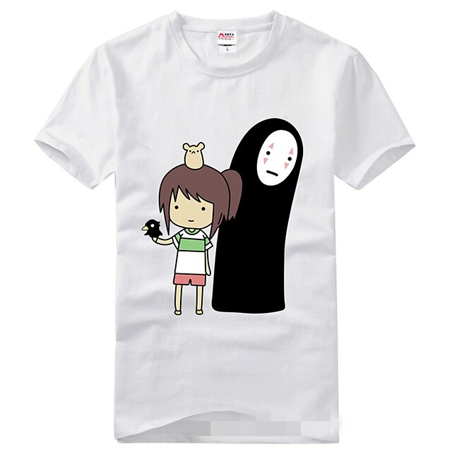  Inspired by Spirited Away Cosplay Anime Cosplay Costumes Japanese Cosplay T-shirt Print Short Sleeve T-shirt For Men's Women's