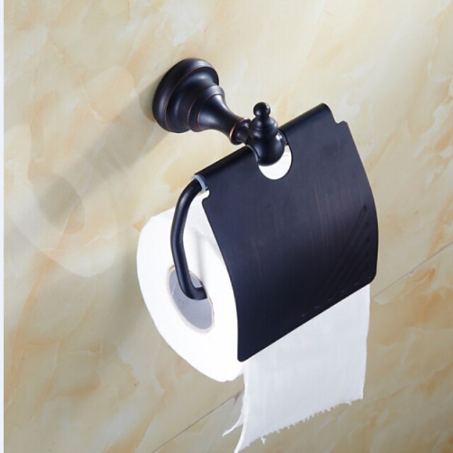  Toilet Paper Holder Antique Brass 1 pc - Hotel bath
