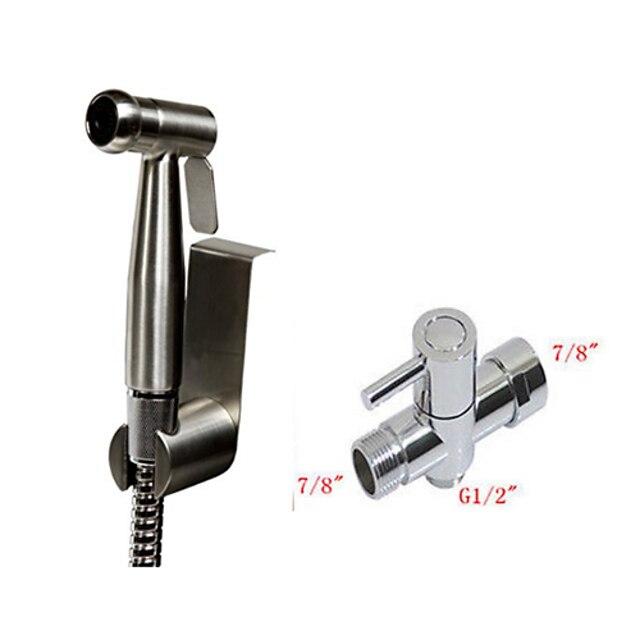  Contemporary Hand Shower Nickel Feature - Rainfall / Eco-friendly, Shower Head