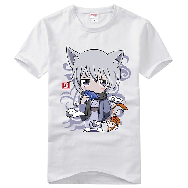  Inspirado por Kamisama Kiss Tomoe Anime Fantasias de Cosplay Japanês Cosplay T-shirt Estampado Manga Curta Camiseta Para Homens Mulheres