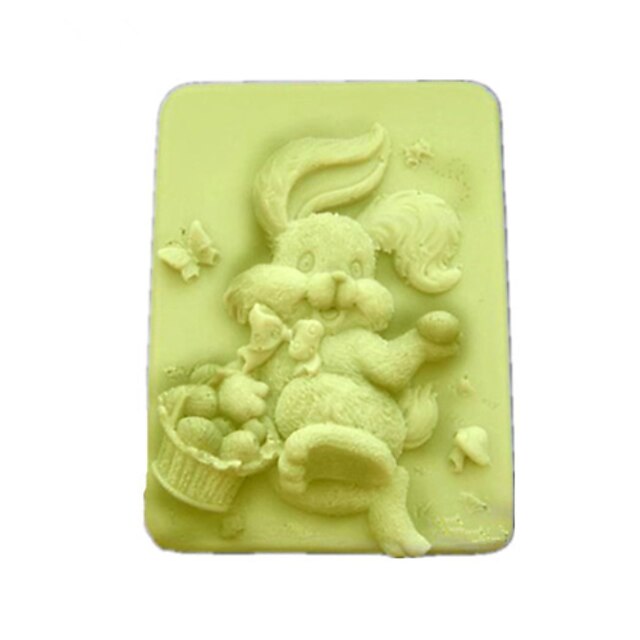  Králík tvaru Pečeme Mold, W9.5cm x L7.6cm x H3.1cm 