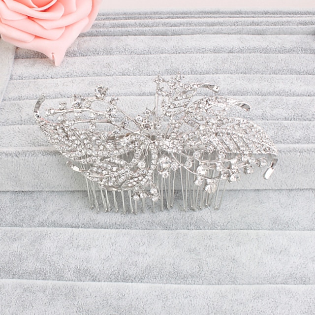  Rhinestone Hair Combs 1 Wedding / Special Occasion / Casual Headpiece