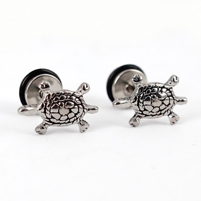  Men's Women's Stud Earrings Stainless Steel Turtle Animal Jewelry Party Daily Casual Sports Costume Jewelry