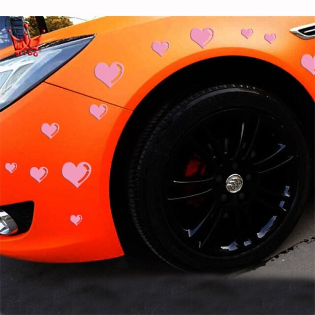  reflecterende romantische liefde persoonlijkheid auto stickers (15pcs / set)