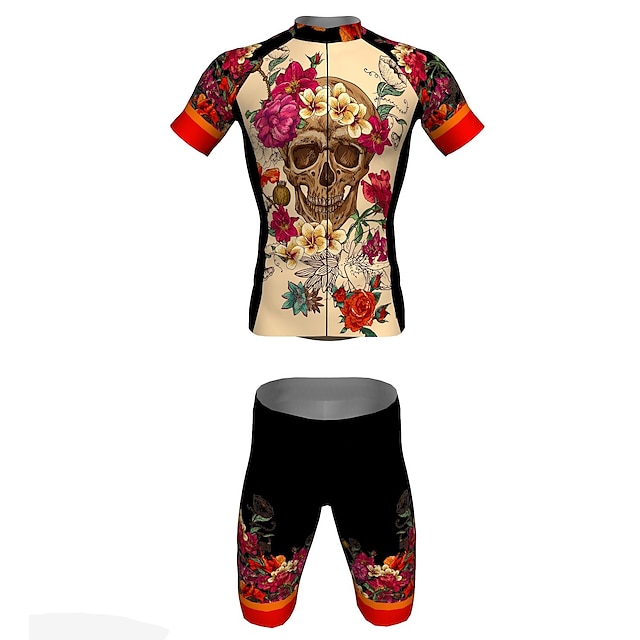  MYKING Men's Cycling Bike Short Sleeve Clothing Set Bicycle Wear Suit Jersey and Shorts