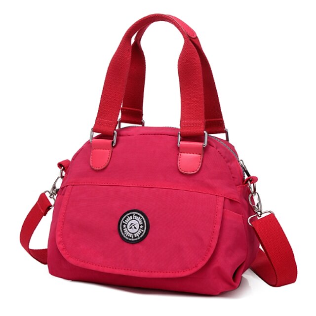  Women's Bags Canvas Tote / Satchel / Coin Purse Solid Colored Fuchsia / Red / Blue