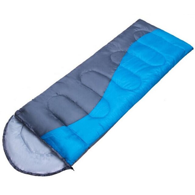  Sleeping Bag Outdoor Envelope / Rectangular Bag 10 °C Single Hollow Cotton Waterproof Warm for Hiking Camping Traveling Outdoor Spring Fall Winter