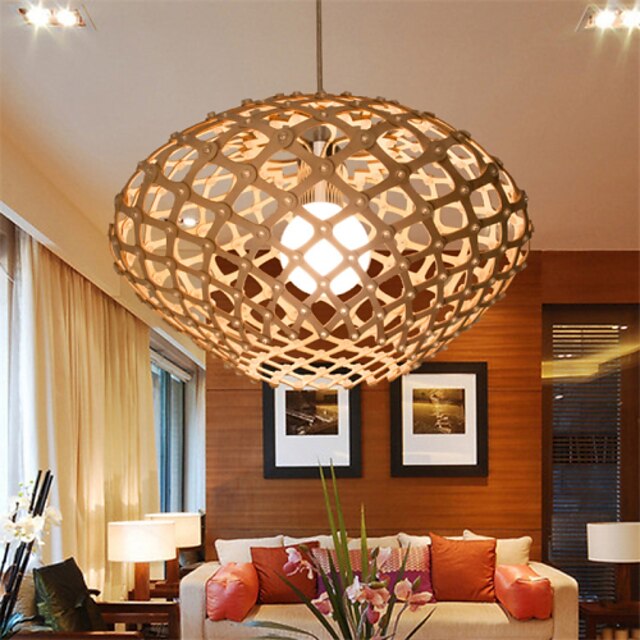  Chandelier Uplight Others Wood / Bamboo Wood / Bamboo LED 220-240V Bulb Included / VDE / E26 / E27