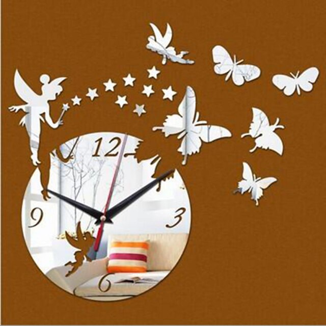  Wall Clock，Casual Modern Contemporary Office / Business Plastic Round Indoor