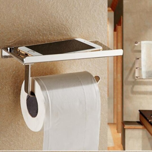  Toilet Paper Holders Contemporary Stainless Steel 1 pc - Hotel bath