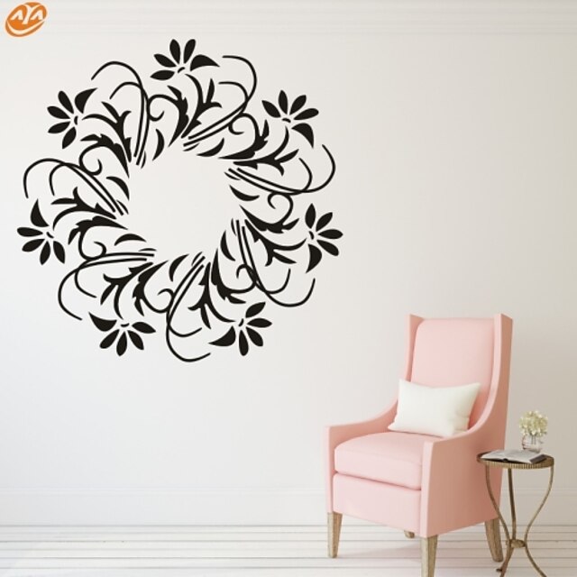  AYA™ DIY Wall Stickers Wall Decals, Florals Pattern PVC Wall Stickers