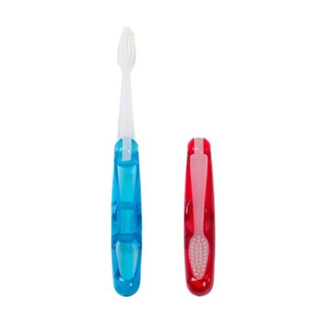 Travel Travel Toothbrush Container/Protector Toiletries Foldable Plastic