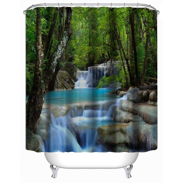  Modern Brook Polyester Shower Curtains W71