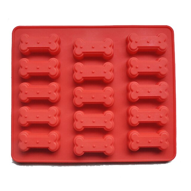  1Pcs Puppy Pets Dog Paws Dog Bone Sole Baking Pan Freezer Ice Tray Silicone Non Stick Dog Treat Mold