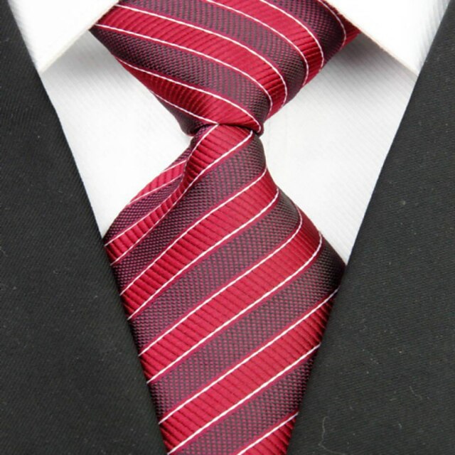  Krawatte(Mehrfarbig,Polyester)Gestreift