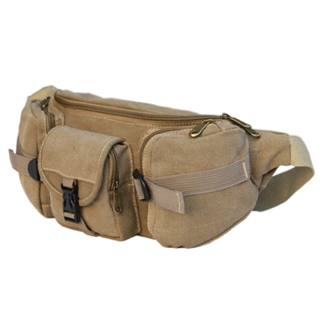  1L Belt Pouch / Heuptassen - Regenbestendig, Sneldrogend, Draagbaar Kamperen&Wandelen, Vissen, Klimmen Kangas Zwart, Leger Groen, Khaki