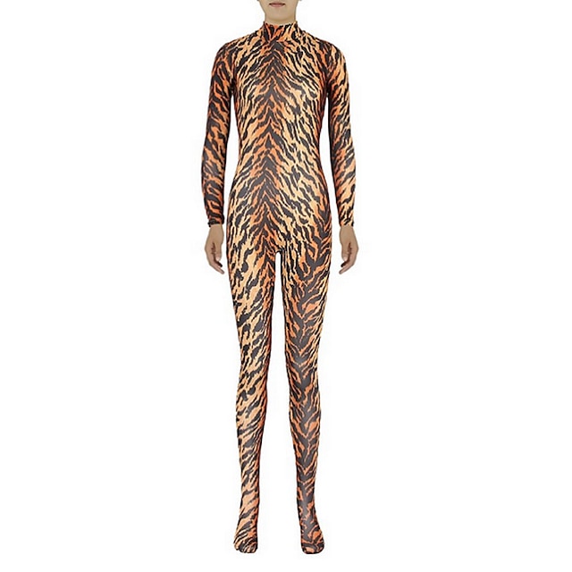  Zentai Suits Ninja Spandex Lycra Cosplay Costumes Leopard Men's Women's Animal Halloween / Leotard / Onesie / Leotard / Onesie / High Elasticity
