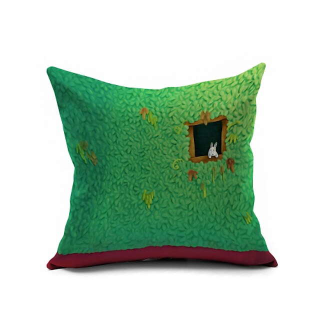  2016 New Arrival Cotton/Linen Pillow Cover Nature Modern/Contemporary Pillow Linen Cushion