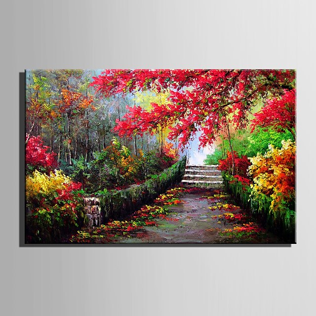  Oil Painting Hand Painted - Landscape European Style Stretched Canvas