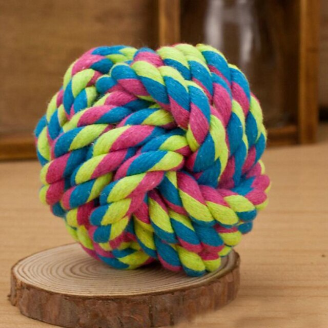  ボール型 噛む用おもちゃ インタラクティブトイ 犬用おもちゃ ペット用 おもちゃ 織物 繊維 ギフト