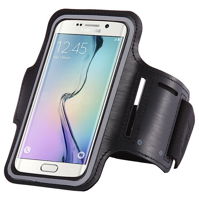  Case For Universal with Windows / Armband Armband Solid Colored Soft Textile for S6 edge / S6 / S5