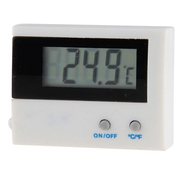  Plastik akavarie termometre LCD digital celcius fahrenheit