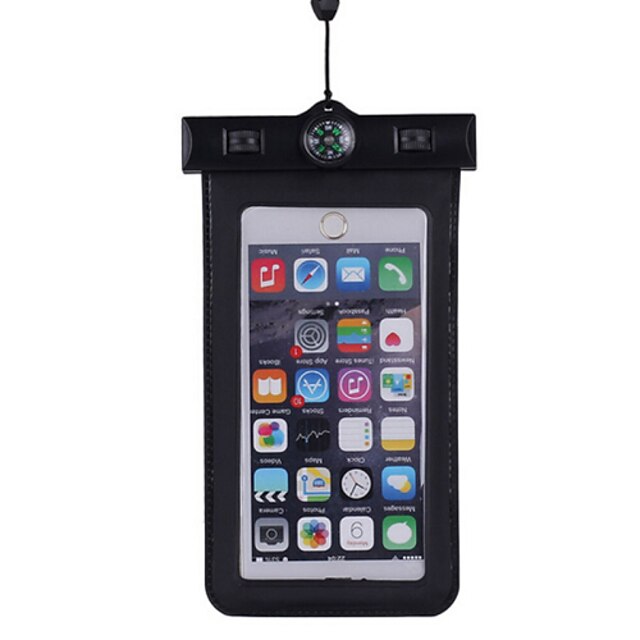  携帯電話バッグ のために iPhone X iPhone XS コンパス 防水 6 インチ PVC
