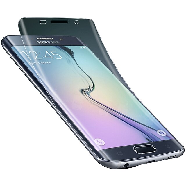  Screenprotector voor Samsung Galaxy S6 edge plus / S6 edge PET Voorkant screenprotector Anti-vingerafdrukken