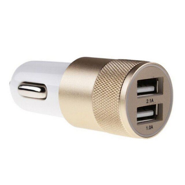  2.1a 1.0a alumiini 2 USB-porttia Universal usb laturi puhelimeen 5 6 6 plus iPad 2 3 4 5