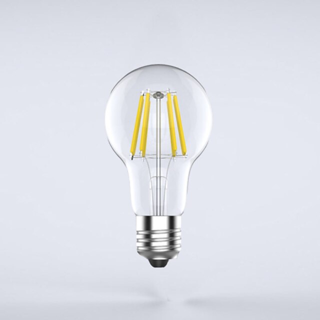  1pc 7 W Lampadine LED a incandescenza 750 lm E26 / E27 A60(A19) 8 Perline LED COB Impermeabile Decorativo Bianco caldo Luce fredda 220-240 V / 1 pezzo / RoHs