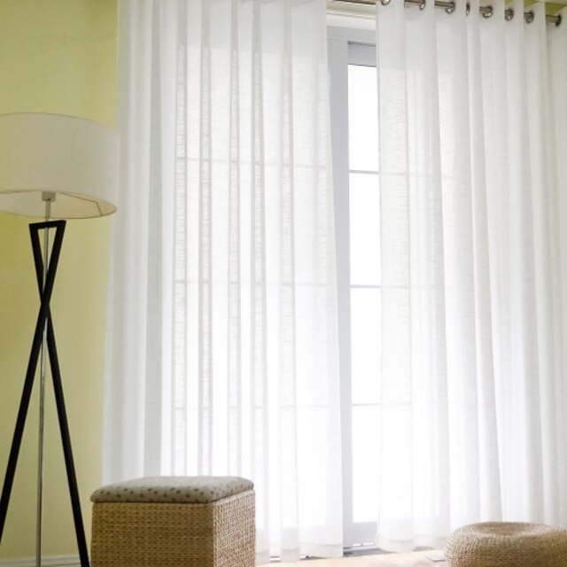  Moderni Läpinäkyvät verhot Shades 2 paneeli Olohuone   Curtains