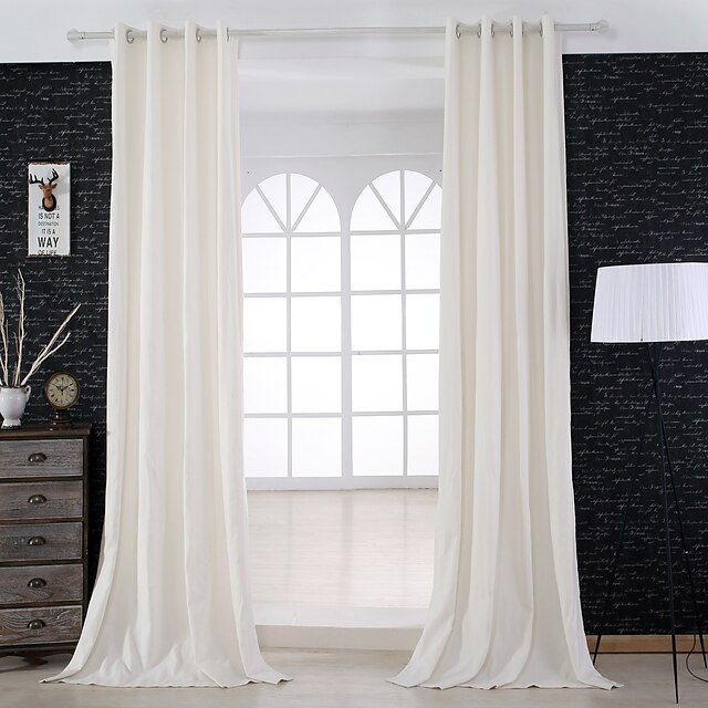  Eco-friendly Curtains Drapes Two Panels 2*(42W×84