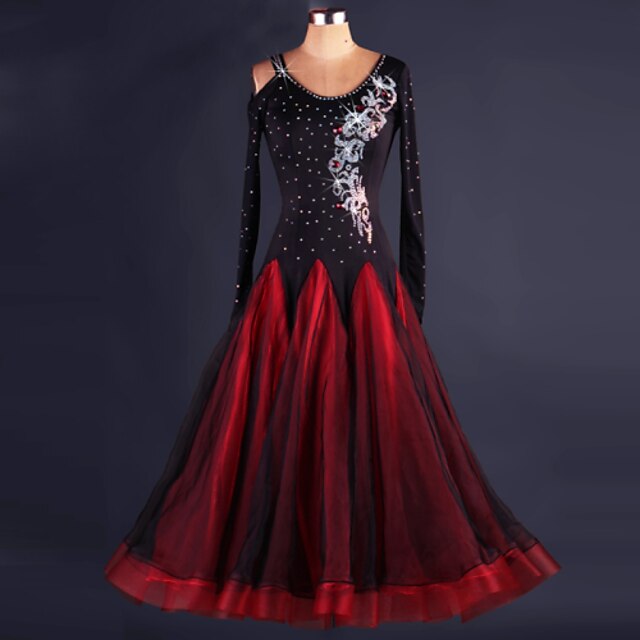  Επίσημος Χορός Φορέματα Γυναικεία Επίδοση Spandex Που καλύπτει Φόρεμα / Μοντέρνος Χορός