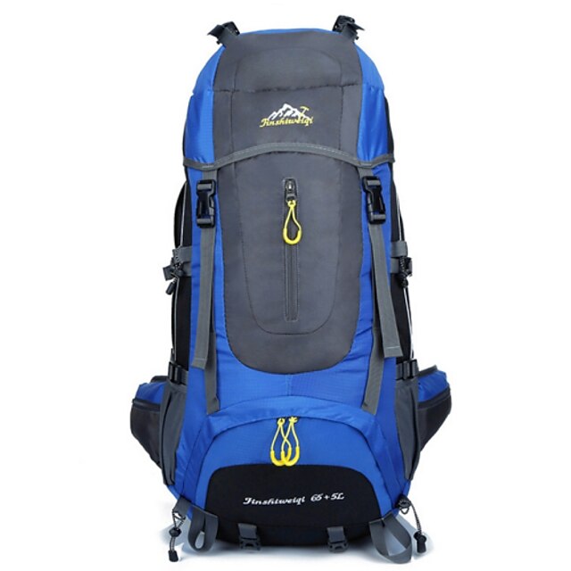  Mochila de senderismo Mochila 70 L - Multifuncional Impermeable Resistente a la lluvia Cremallera impermeable Al aire libre Natación Camping y senderismo Caza Terileno Nailon Rojo Verde Azul