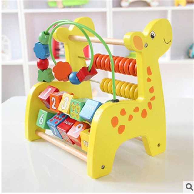  multifunktionale Version der Giraffe Rechenrahmen für Kinder Arithmetik Entwicklung romdon Farbe zu lernen