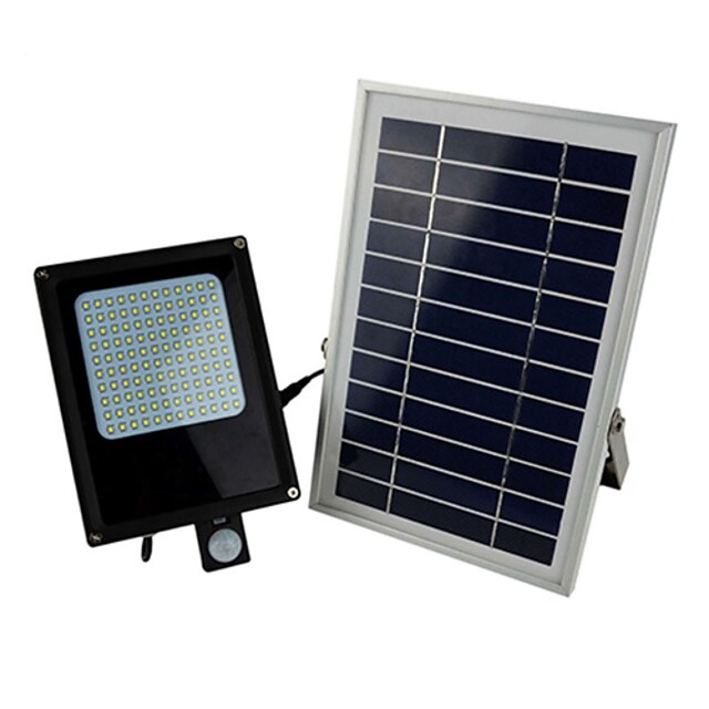  1pc 120LEDs Solar Power LED Light Sensor Flood Spot Garden Outdoor Home Security Lamp Wall Waterproof Panel Lamp Street LED Light