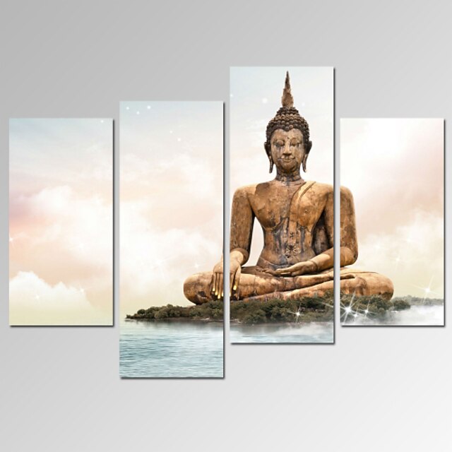  VISUAL STAR®Merciful Buddha Picture Print on Canvas for Home Decoration Ready to Hang