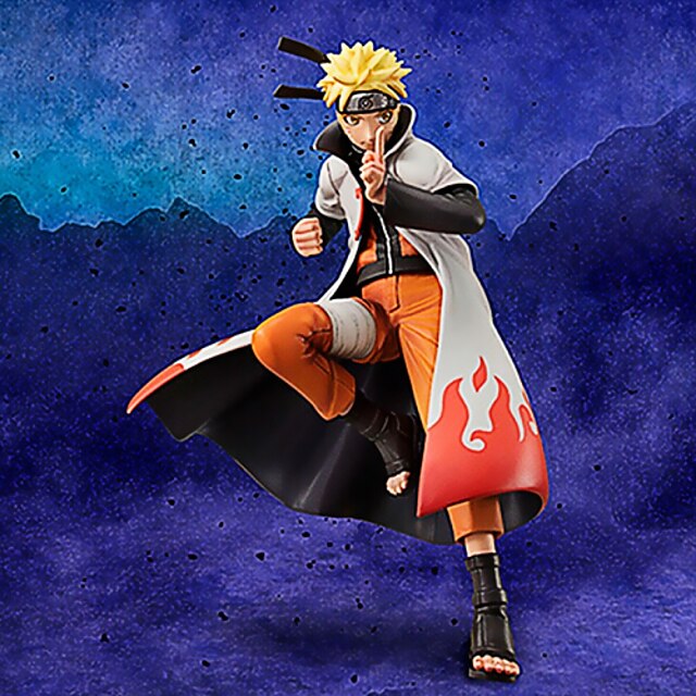  Anime Action Figurer Inspirert av Naruto Naruto Uzumaki PVC 17 CM Modell Leker Dukke