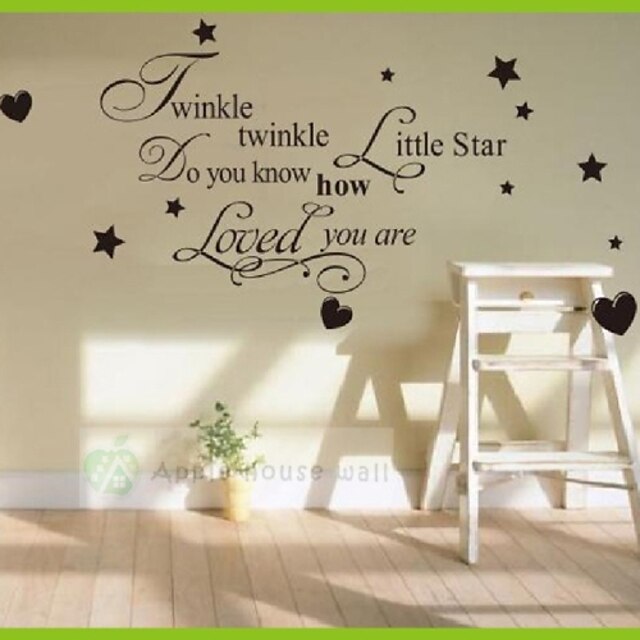  Dieren Mensen Stilleven Romantiek Mode Vormen Vintage Feest Cartoon Vrije tijd Fantasie Muurstickers Words & Quotes Wall Stickers