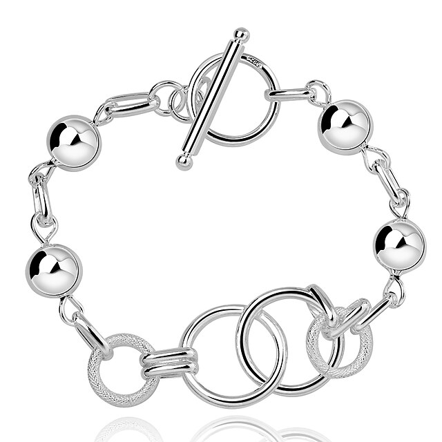  Per donna Perline Bracciali a catena e maglie - Semplice, Stile Boho, Di moda Bracciali Argento Per Feste Quotidiano Casual