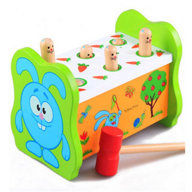  Children's Educational Hamster Percussion Fruitworm Large Wooden Toys on Early Childhood