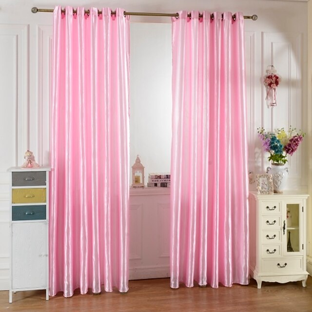  Un Panel Ventana Tratamiento Campestre, Estampado Sala de estar Poliéster Material cortinas cortinas Decoración hogareña
