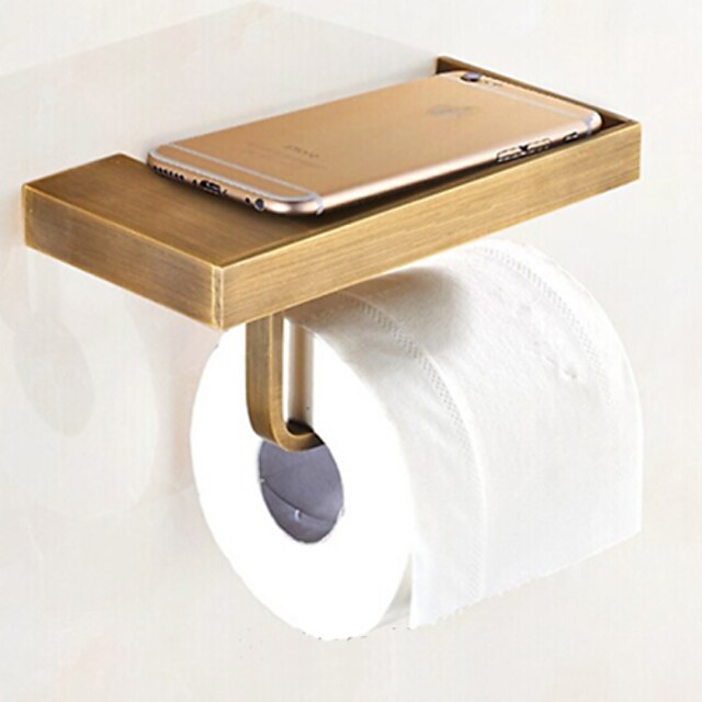  Αξεσουάρ για Χαρτί τουαλέτας Πεπαλαιωμένο Ορείχαλκος 1 τμχ - Ξενοδοχείο μπάνιο