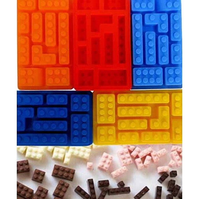  stavební blok hračky cihly zmrzlina výrobce silikonové formy čokoláda