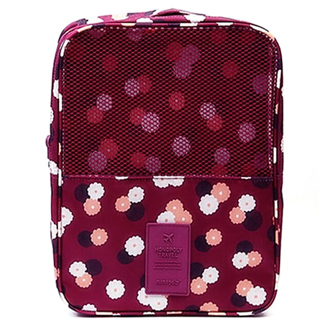  Travel Luggage Organizer / Packing Organizer / Travel Shoe Bag Portable / Travel Storage for Clothes / Shoes Fabric / Floral Travel