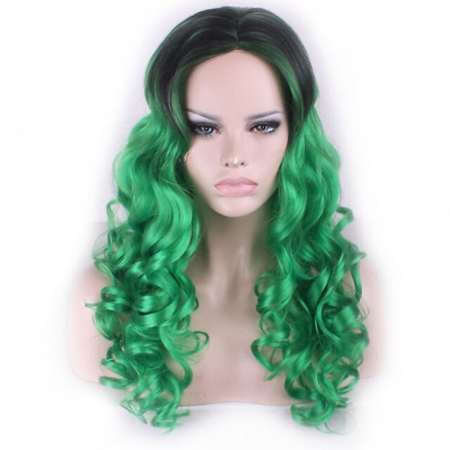  Synthetic Hair Wigs Wavy Capless Long